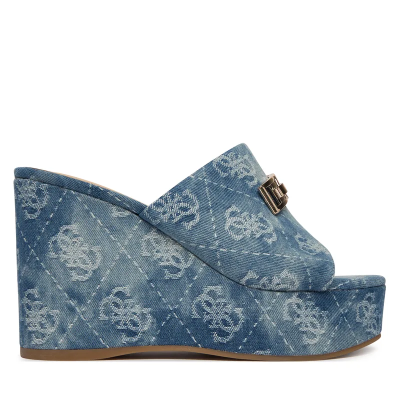 Παντόφλες Guess FLJEV2 DEN04 Μπλε