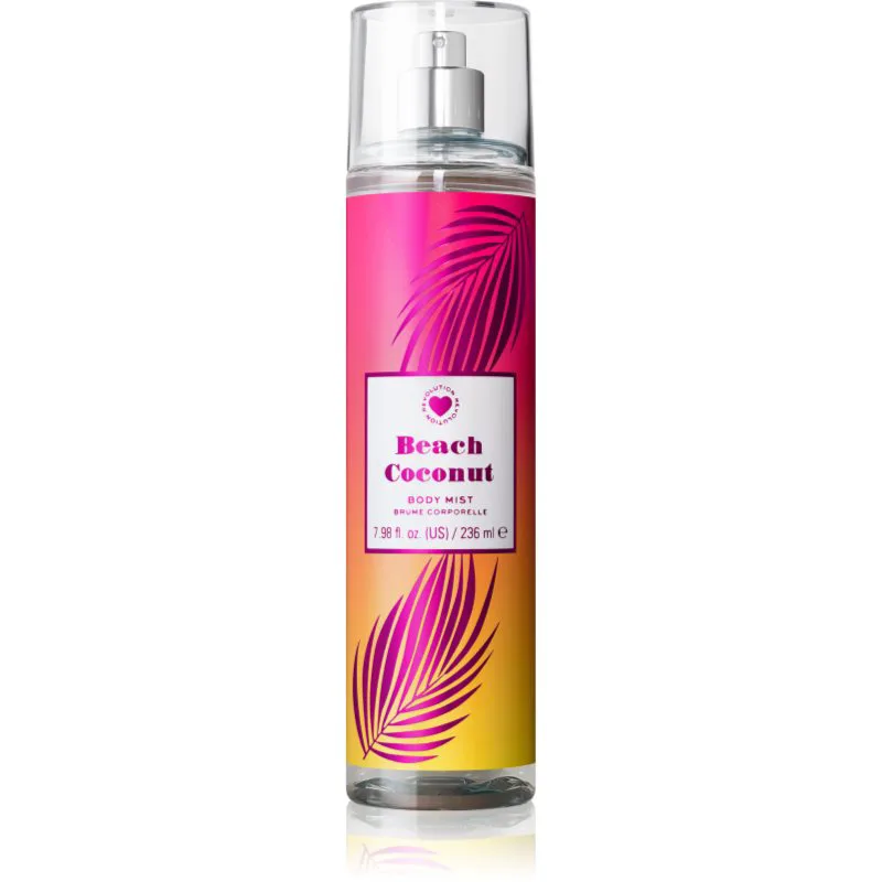 I Heart Revolution Body Mist Beach Coconut αρωματικό σπρεϊ σώματος για γυναίκες 236 ml
