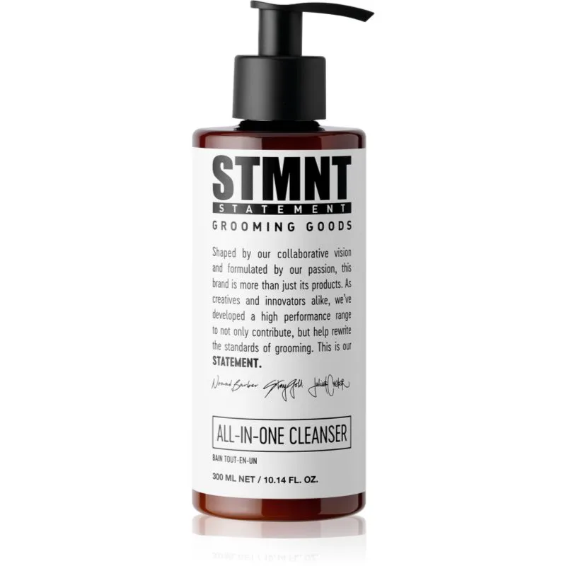 STMNT Care All-In-One Cleanser σαμπουάν για τα μαλλιά, τα γένια και το σώμα 300 ml