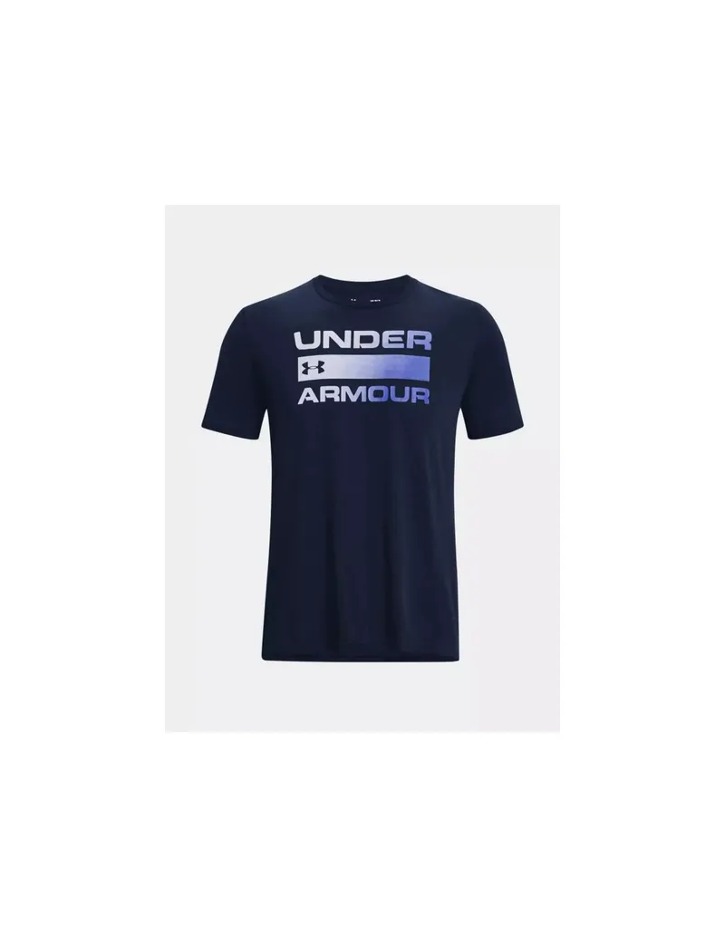 Under Armour Team Issue Wordmark Ανδρικό Αθλητικό T-shirt Κοντομάνικο Navy Μπλε 1329582-408