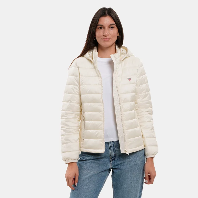 Guess Hooded Puffer Γυναικείο Μπουφάν (9000192307_79259)