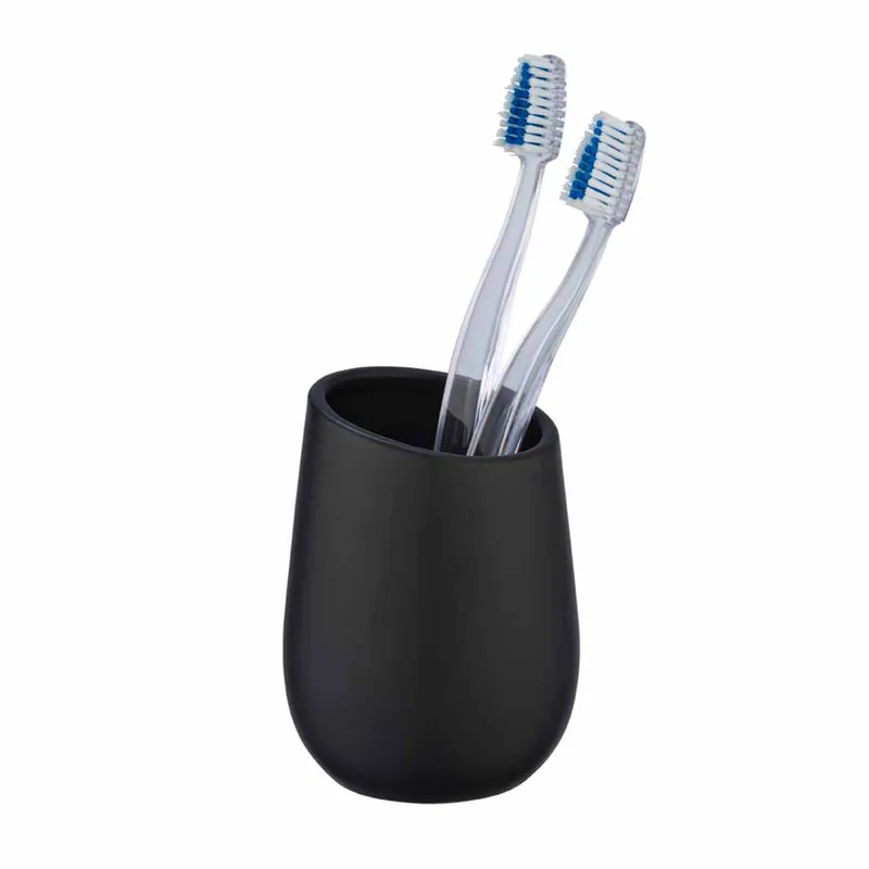 Ποτηροθήκη Μπάνιου Wenko Badi Black 23651100