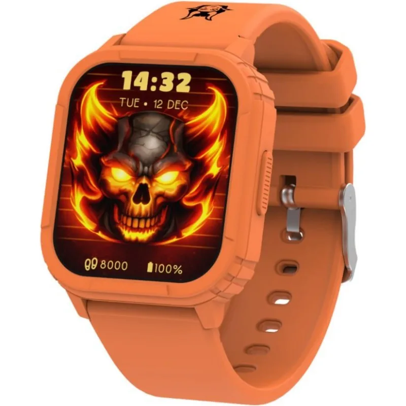Smartwatch Kiddoboo Goat Rage Gaming Παιδικό με Οθόνη Αφής / Activity Tracker & Παιχνίδια - Πορτοκαλί (KB019X3ORG)