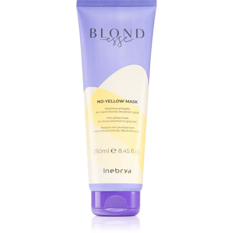 Inebrya BLONDesse No-Yellow Mask μάσκα μαλλιών εξουδετέρωση κίτρινων αποχρώσεων 250 μλ