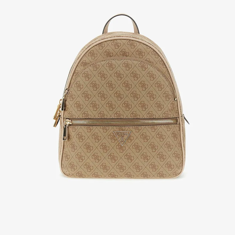 Σακίδιο πλάτης GUESS Manhattan II Large Backpack Latte Logo Universal