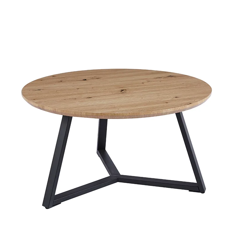 ALEX SONOMA OAK Φ80Χ41εκ. ΤΡΑΠΕΖΙ ΣΑΛΟΝΙΟΥ