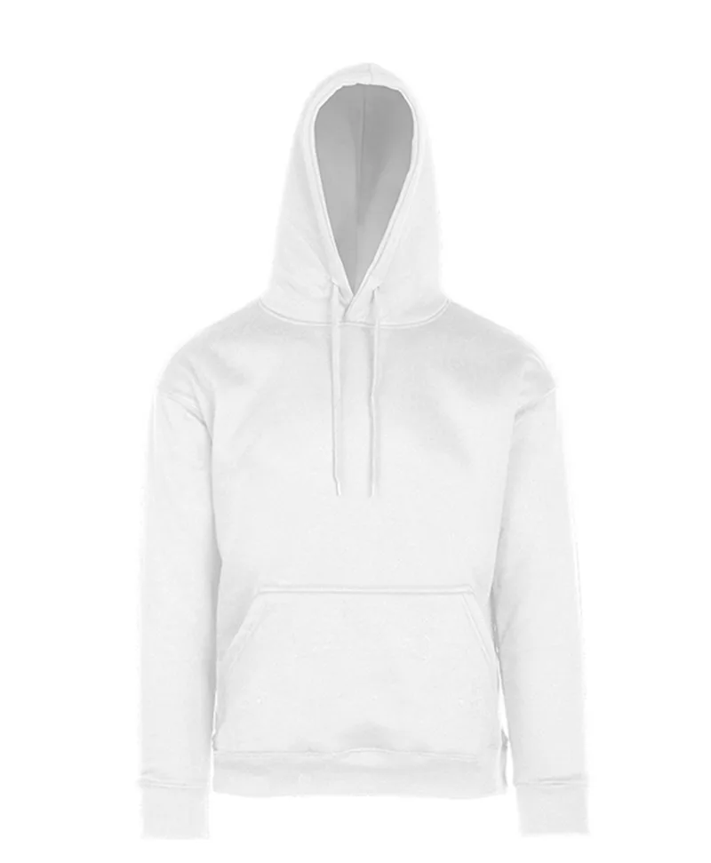 Unisex μπλούζα φούτερ με κουκούλα Shadow About Basics 00145Β White