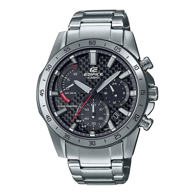 CASIO Edifice Solar Stainless Steel Chronograph EFS-S580D-1AVUEF