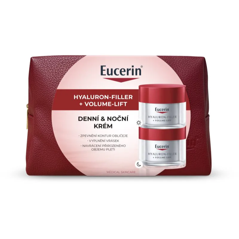 Eucerin Hyaluron-Filler + Volume-Lift χριστουγεννιάτικο σετ δώρου για σύσφιξη και ανόρθωση επιδερμίδας