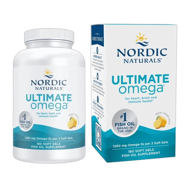 Nordic naturals Ultimate Omega 1280mg softgels 180 softgels