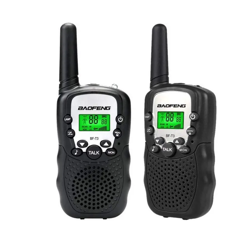 ασύρματοι πομποδέκτες – eνδοεπικοινωνία walkie talkie σετ 2 τεμαχίων baofeng bf-t3 μαύρο