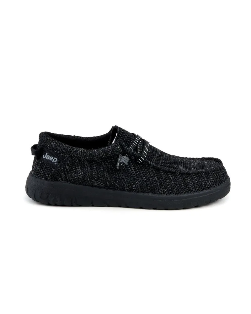 JEEP ΑΝΔΡΙΚΟ SNEAKER SAMOA WALLABEE KNIT JM51030A 062 BLACK