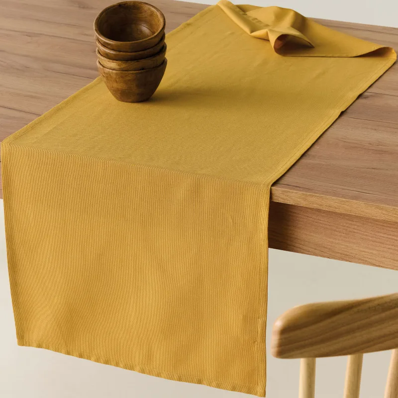 Τραβέρσες Σετ 2τμχ Kentia Leilani 28 Mustard