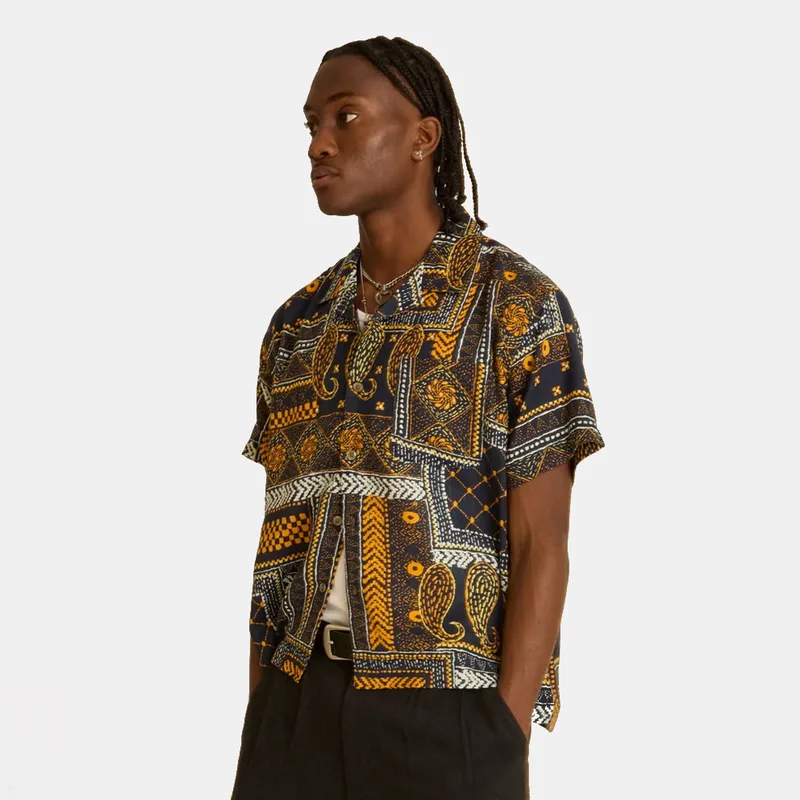 Obey Archie Woven Ανδρικό Κοντομάνικο Πουκάμισο (9000220921_26883)