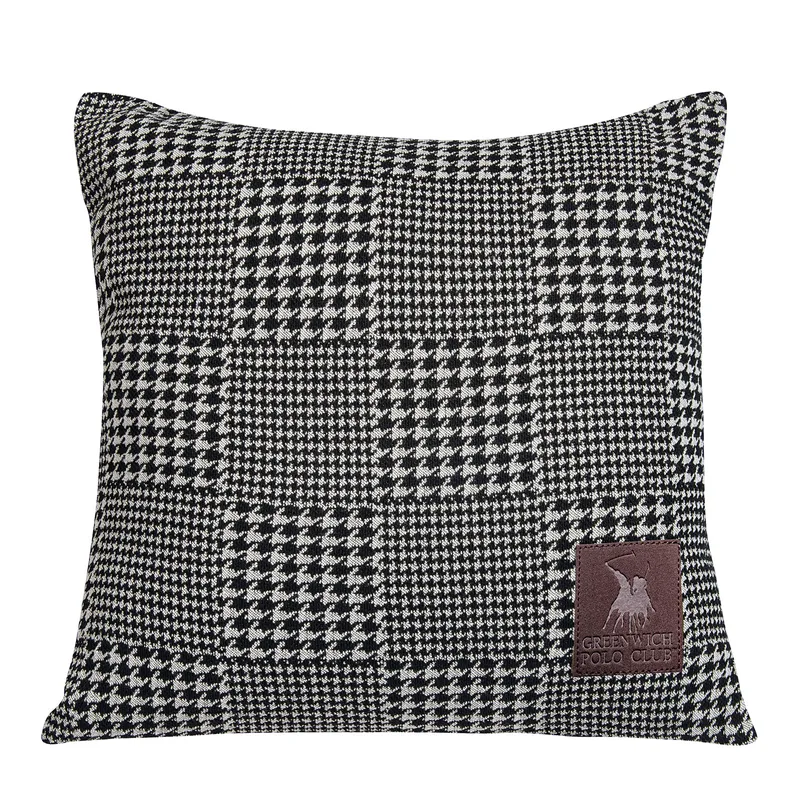 Διακοσμητικό Μαξιλάρι Polycotton 42x42εκ. Essential 2786 Greenwich Polo Club (Ύφασμα: 80% Cotton - 20% Polyester, Χρώμα: Μαύρο) - Greenwich Polo Club - 233642422786