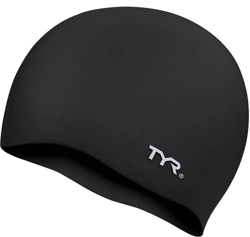 ΣΚΟΥΦΑΚΙ TYR WRINKLE-FREE SILICONE ADULT SWIM CAP ΜΑΥΡΟ