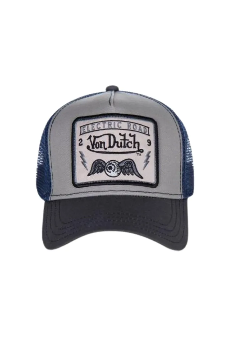 VON DUTCH Καπέλα VD/0/CAS1/SQUARE3B - GREY-VD/0/CAS1/SQUARE3B-GREY