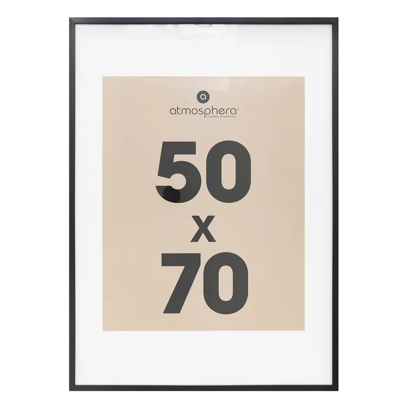Κορνίζα (50x70) A-S Manu Black 206460A