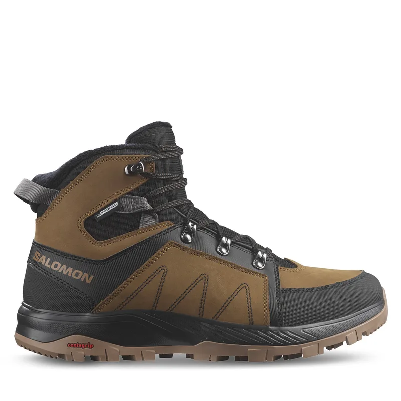 Παπούτσια πεζοπορίας Salomon Outchill Thinsulate™ Waterproof L47381900 Καφέ