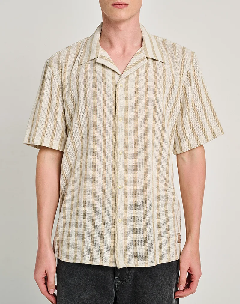 STAFF Milton Man Shirt Short Sleeve 70%Co 30%Pes 61-207.055-Ν0000 Multi