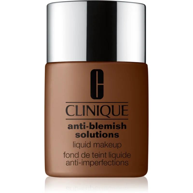 Clinique Anti-Blemish Solutions™ Liquid Makeup Make-Up κάλυψης για λιπαρή επιδερμίδα με τάση για ακμή απόχρωση WN 125 Mahogany 30 ml