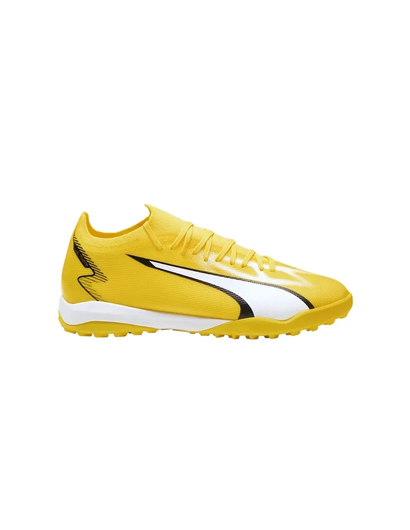 Puma Ultra Match TT 107521-04 Χαμηλά Ποδοσφαιρικά Παπούτσια με Σχάρα Κίτρινα