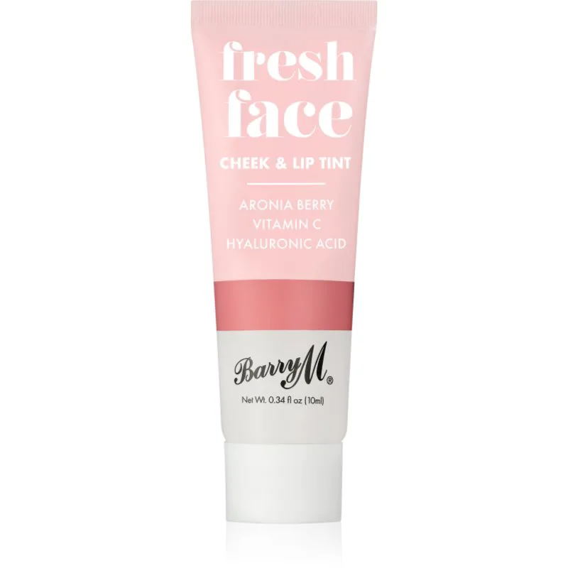 Barry M Fresh Face υγρό ρουζ και λιπ γκλος απόχρωση Summer Rose 10 ml