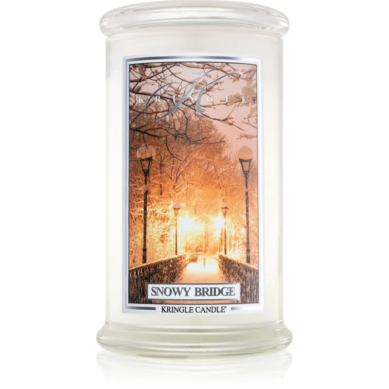 Kringle Candle Snowy Bridge αρωματικό κερί 624 γρ