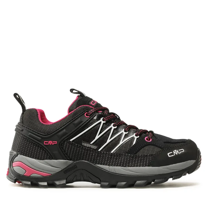 Παπούτσια πεζοπορίας CMP Rigel Low Wmn Trekking Shoes Wp 3Q54456 Μαύρο