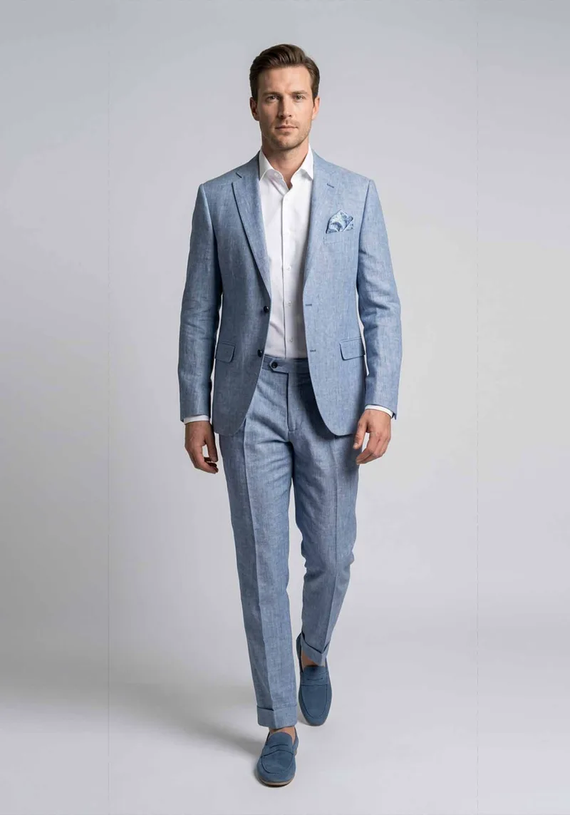 Fragosto 2 Pieces Κοστούμι Matteo - FRS26 4076 026 022 Light Blue
