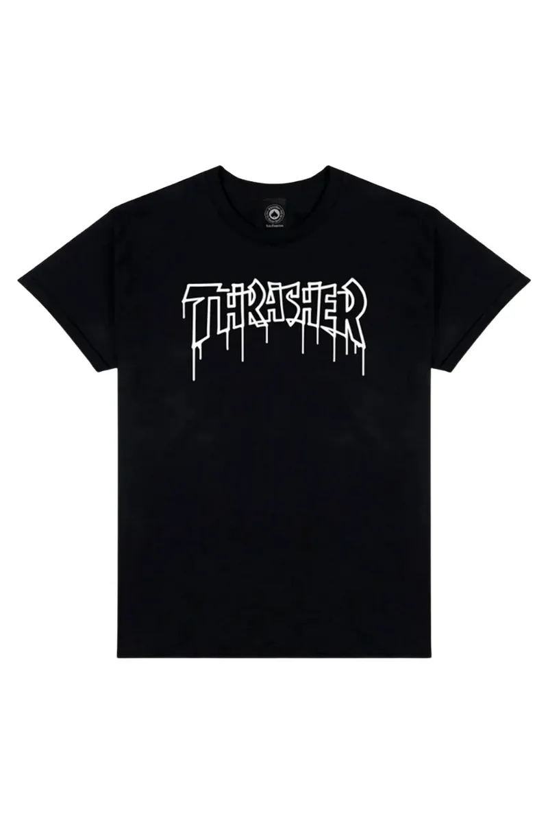 Thrasher One-Liner T-Shirt - Μαύρο-311657-BLACK