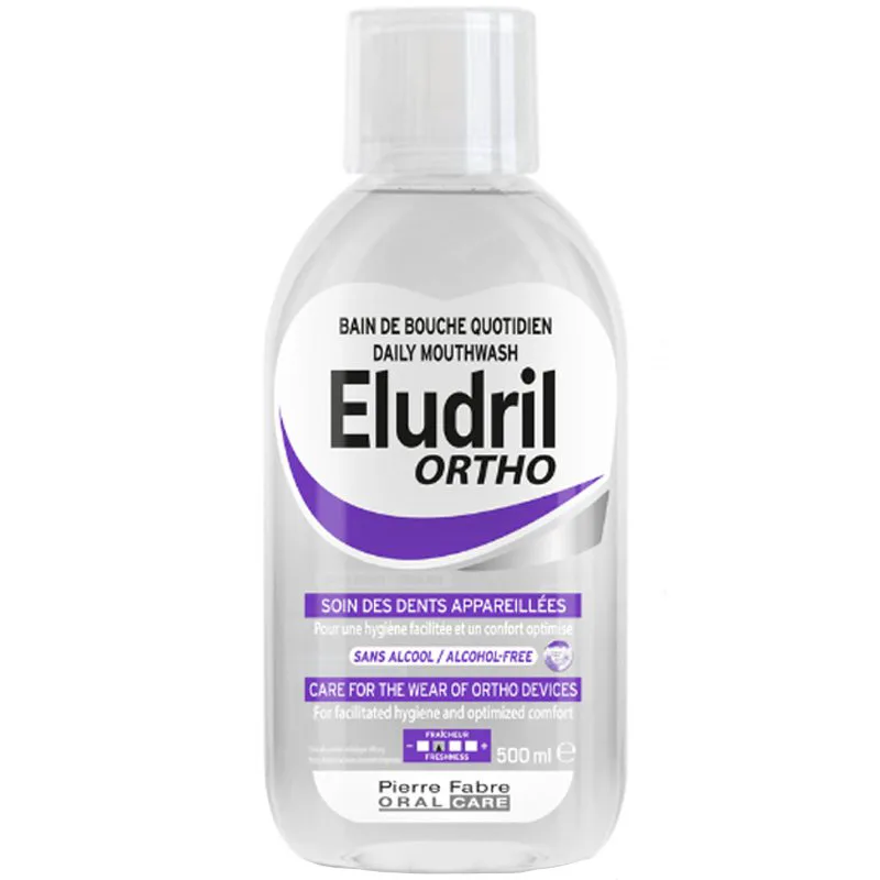 Eludril Ortho for the Wear of Ortho Devices Καθημερινό Στοματικό Διάλυμα για Ορθοδοντικούς Μηχανισμούς 500ml