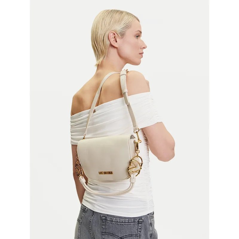 Τσάντα LOVE MOSCHINO JC4049PP1MLF0110 Εκρού