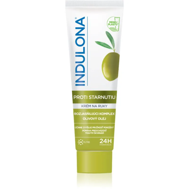 Indulona Olive κρέμα για τα χέρια ενάντια στη γήρανση του δέρματος με φίλτρο UV 75 ml