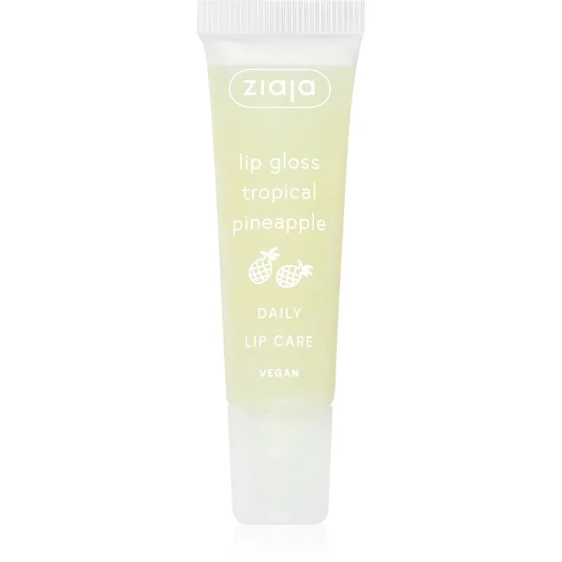 Ziaja Tropical Pineapple περιποιητικό λιπ γκλος 12 ml