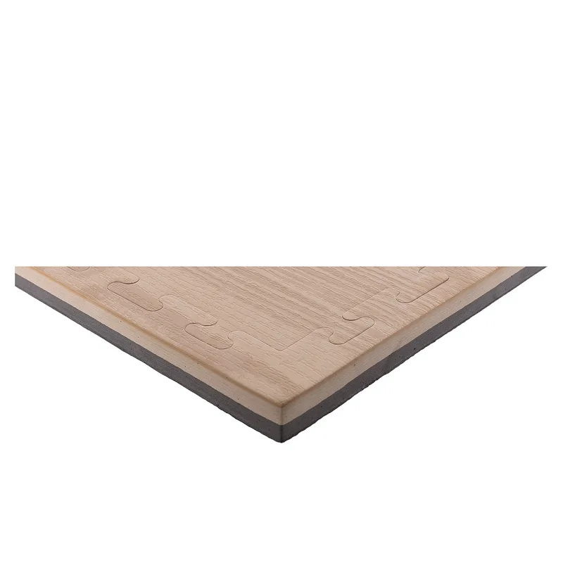 Δάπεδο Προστασίας Puzzle Eva Μαύρο Ξύλο 100x100x2.5cm