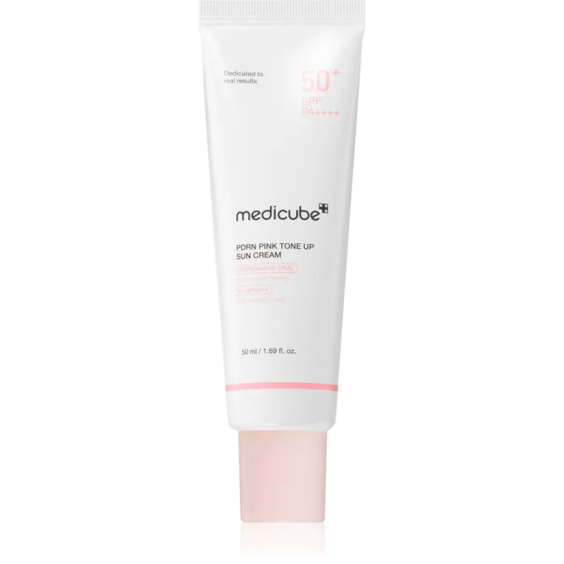 medicube PDRN Ροζ Tone Up Sun Cream ενυδατική προστατευτική κρέμα SPF 50 50 ml
