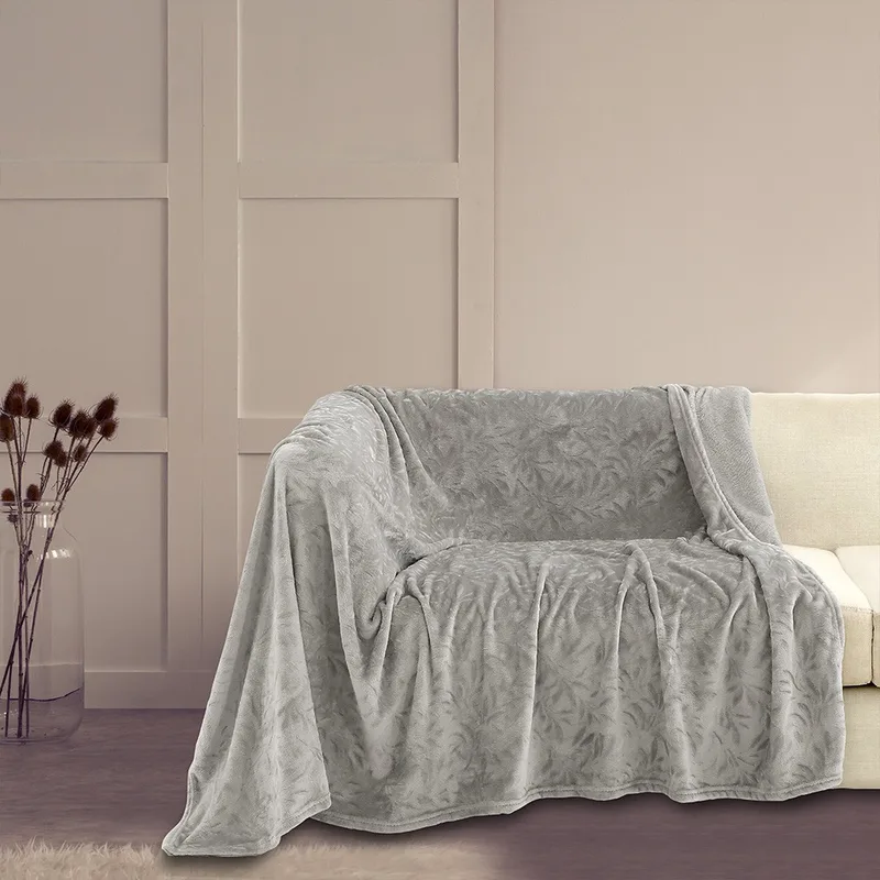 Ριχτάρι Πολυθρόνας 130X170 Melinen Flannel Aria Silver (130x170)
