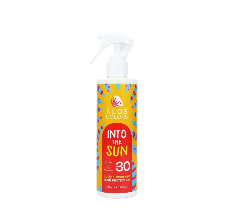 Aloe Colors Into The Sun Body Sunscreen High Protection SPF30 (200ml)