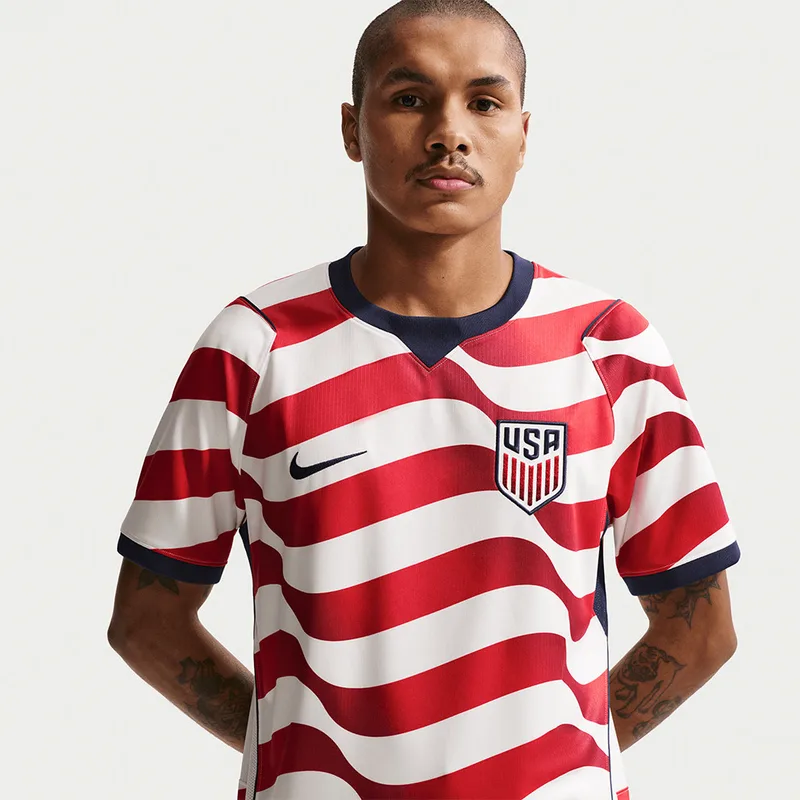 Nike Εθνική Αμερικής 2026 Home Ανδρική Ποδοσφαιρική Φανέλα (9000252848_90107)
