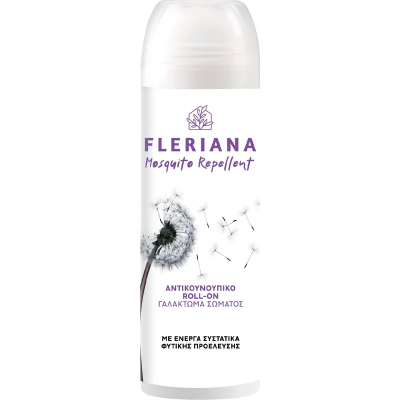 Power Health Fleriana Mosquito Repellent Roll-on Αντικουνουπικό Γαλάκτωμα Σώματος Roll-on με Ενεργά Συστατικά Φυτικής Προέλευσης 50ml