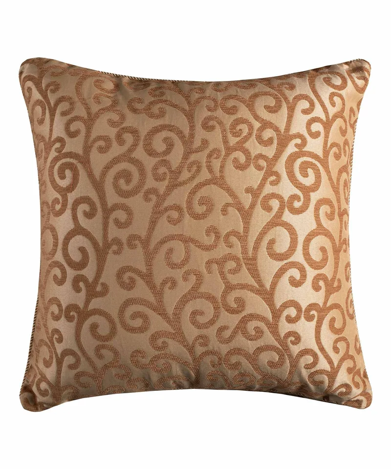 Μαξιλαροθήκη Διακόσμησης Silk Fashion 602 Κλαδί Χρυσό 65x65