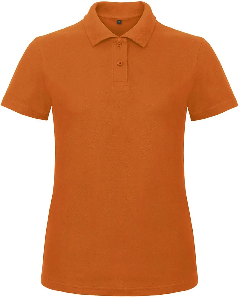 Γυναικείο Μπλουζάκι Polo Pique ID.001 B & C Πορτοκαλί