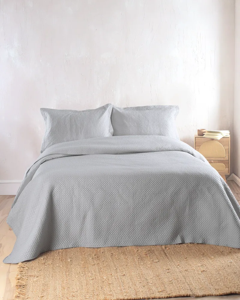 Σετ Κουβερλί King Size 3 Τεμαχίων Rythmos Allure Γκρι 240x250