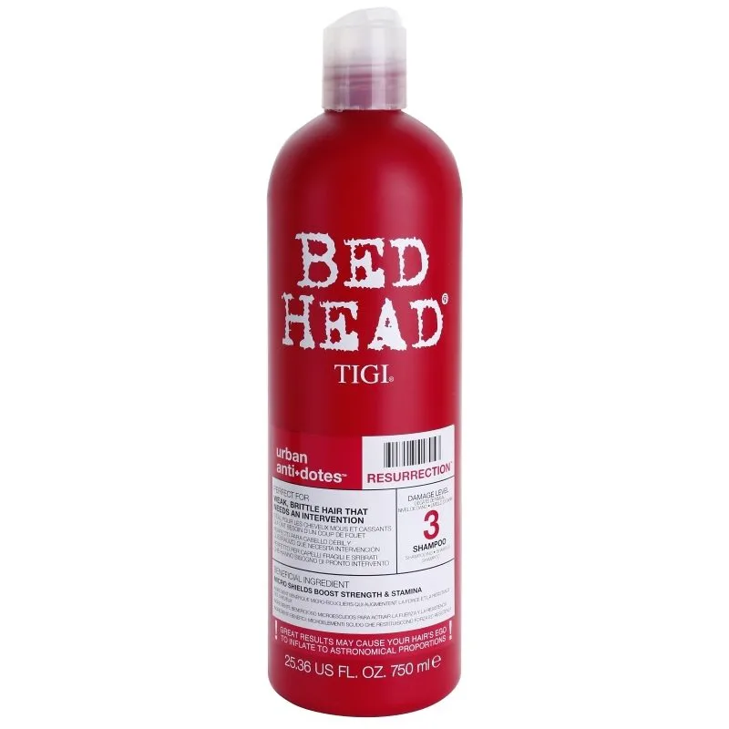 TIGI Bed Head Urban Antidotes Resurrection σαμπουάν για αδύναμα, ταλαιπωρημένα μαλλιά 750 ml