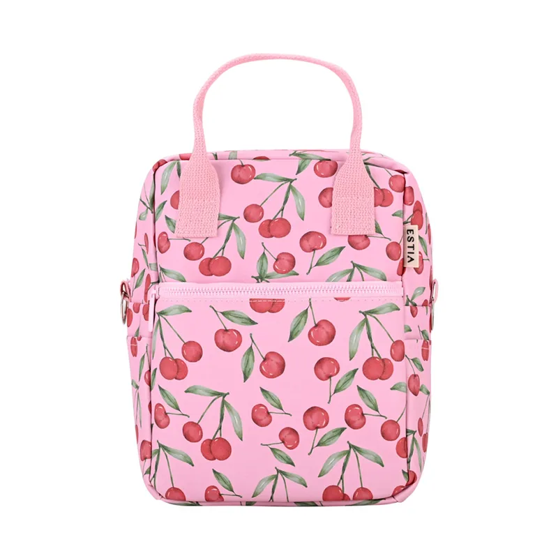 Ισοθερμική Τσάντα Φαγητού 7lt Estia Save The Aegean Cherry Rose 01-22617