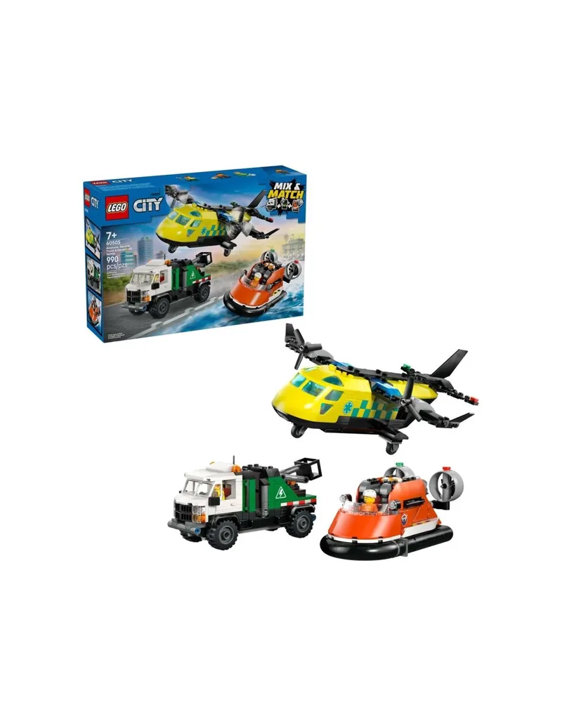 LEGO City 60505 Plane Service Truck and Hovercraft