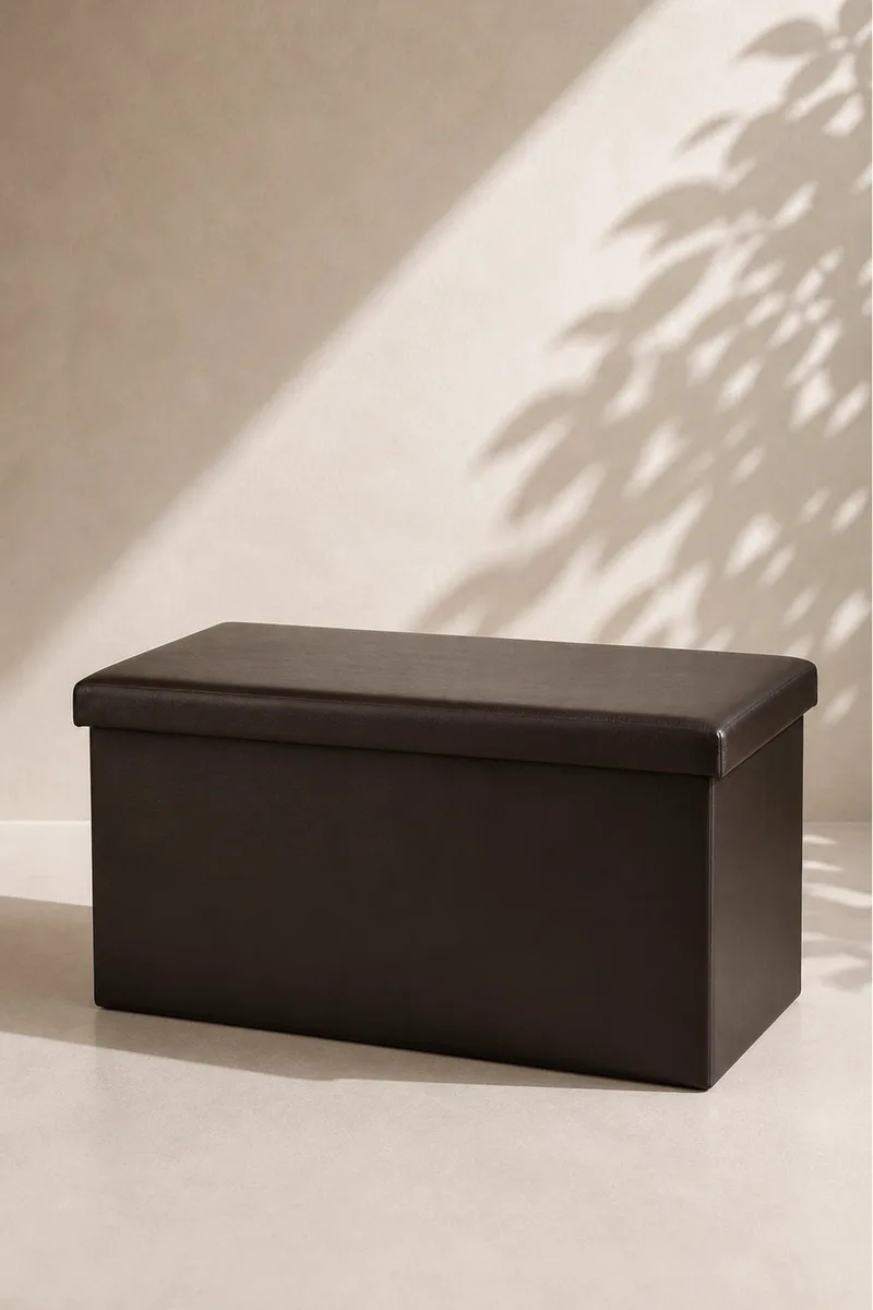 Σκαμπό Με Αποθηκευτικό Χώρο 76x38x38cm Μαύρο GTR