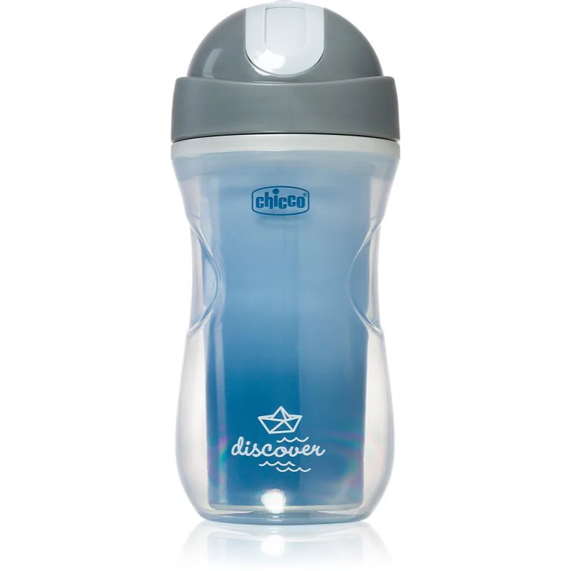 Chicco Sport Blue κούπα - θερμός με καλαμάκι 14m+ 266 ml
