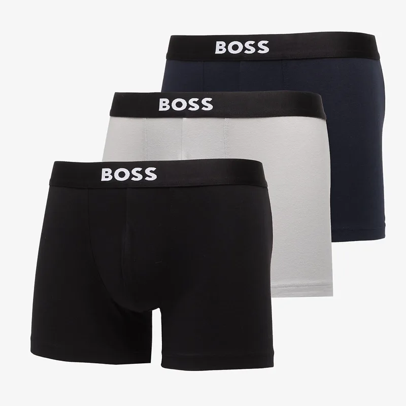 Μπόξερς Hugo Boss Boxer Briefs 3-Pack Boss One Black XXL